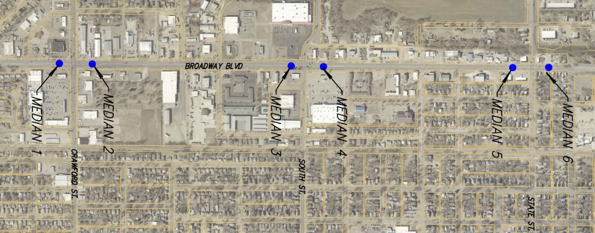 BROADWAY MEDIAN REPLACEMENT BEGINS - News Image